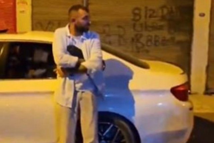 Gaziantep'te &ccedil;ete &uuml;yeleri sokağa inip tehditler savurdu! G&ouml;r&uuml;nt&uuml;ler olay oldu...