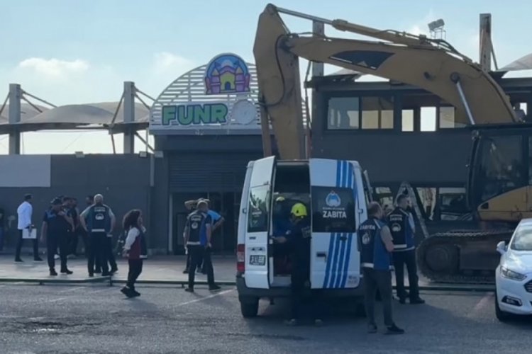 İstanbul'daki lunapark yıkımında gergin anlar yaşandı