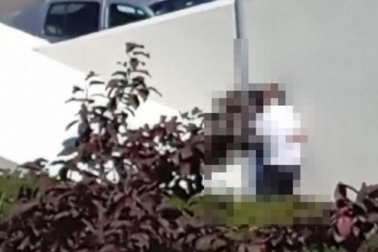 Forum Kayseri otoparkında tepki &ccedil;eken uygunsuz hareketler