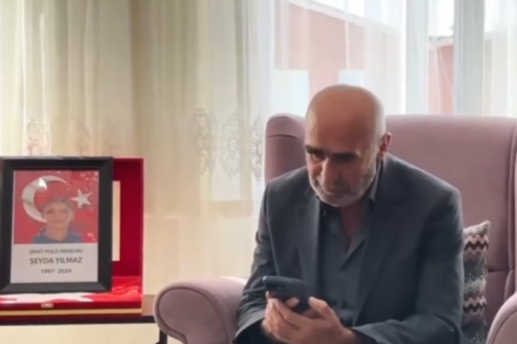 Cumhurbaşkanı Erdoğan şehit Şeyda Yılmaz'ın ailesiyle telefonda g&ouml;r&uuml;şt&uuml;