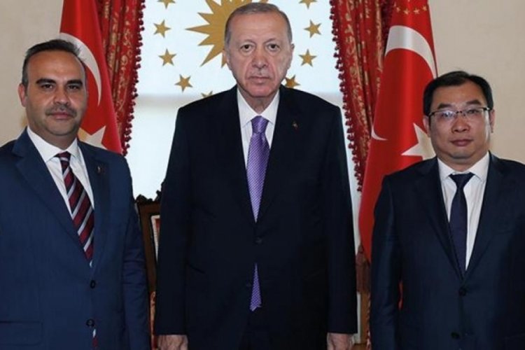 Cumhurbaşkanı Erdoğan, Zhang Guibing'i kabul etti 