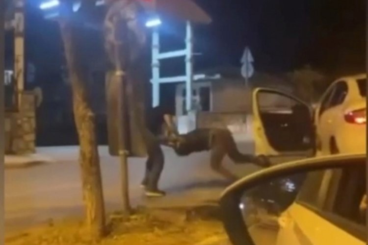 İstanbul'da tekmeli yumruklu sinyal verme kavgası