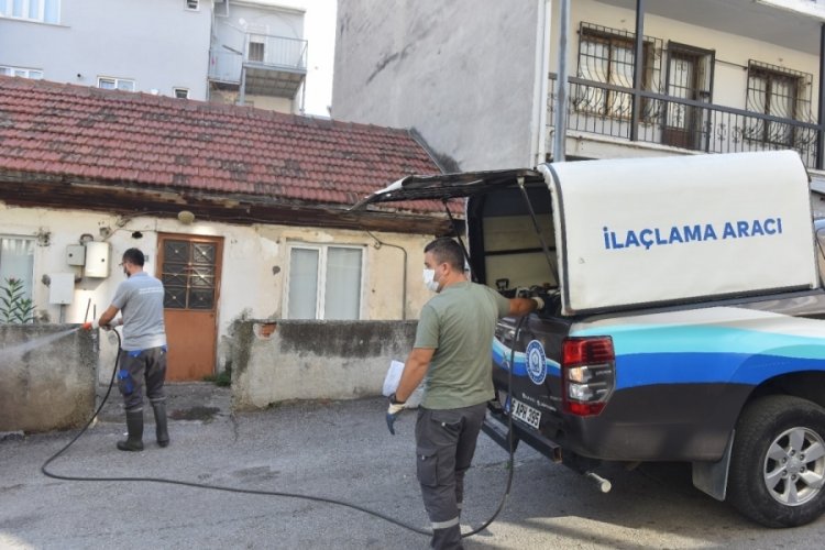 Yıldırım Belediyesi'nde ila&ccedil;lama &ccedil;alışmaları devam ediyor