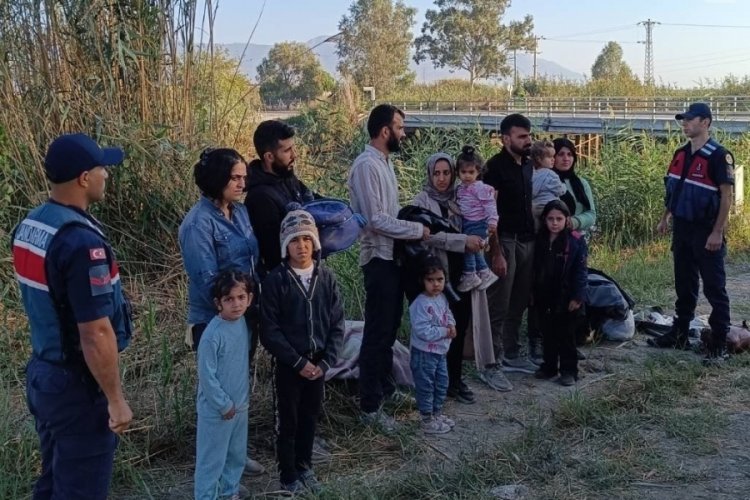 Aydın'da 13 d&uuml;zensiz g&ouml;&ccedil;men yakalandı