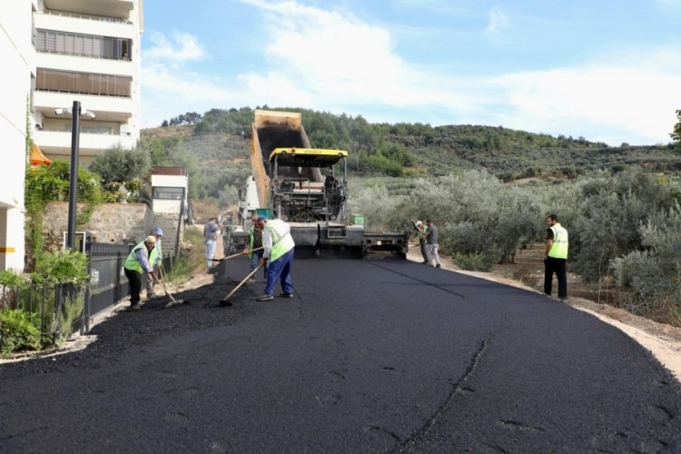 Mudanya Belediyesi yol &ccedil;alışmalarını hızlandırdı