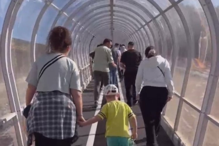T&uuml;rkiye'nin en uzun kaydırağı vatandaşlar tarafından yoğun ilgi g&ouml;rd&uuml;
