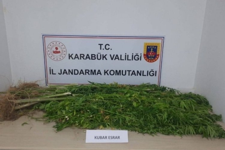 Karab&uuml;k'te uyuşturucu operasyonu: 1 g&ouml;zaltı