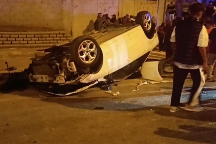 Savrularak ters d&ouml;nen otomobilin s&uuml;r&uuml;c&uuml;s&uuml; hayatını kaybetti