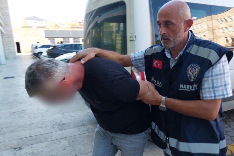 Samsun'da &uuml;st&uuml;nde uyuşturucu madde ile yakalanan kişi tutuklandı
