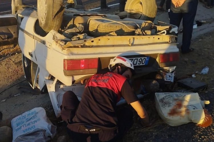 Şanlıurfa'da otomobil devrildi: 5 yaralı