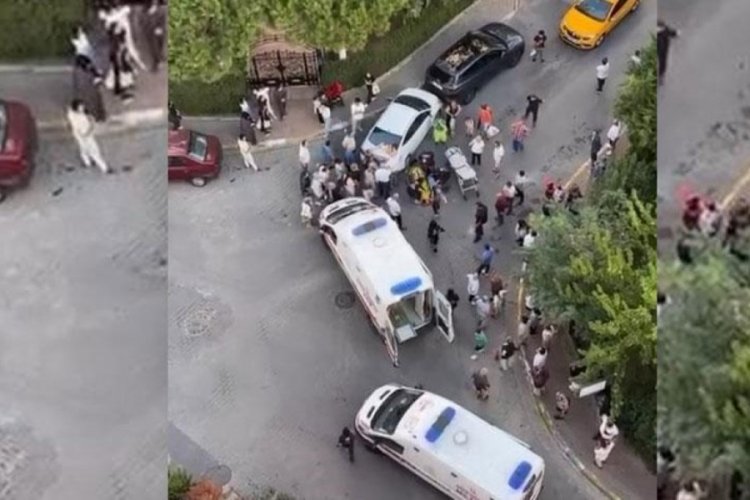 Polisin ''dur'' ihtarına uymayan s&uuml;r&uuml;c&uuml; y&uuml;r&uuml;yen &ccedil;ifti ezdi
