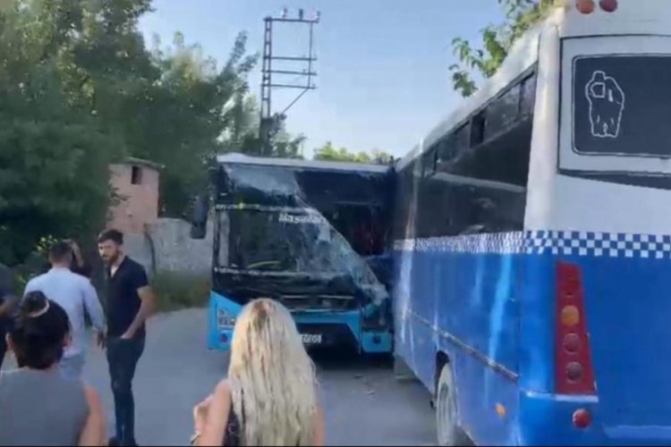 Malatya'da &ouml;ğrenci servisi ile otob&uuml;s &ccedil;arpıştı