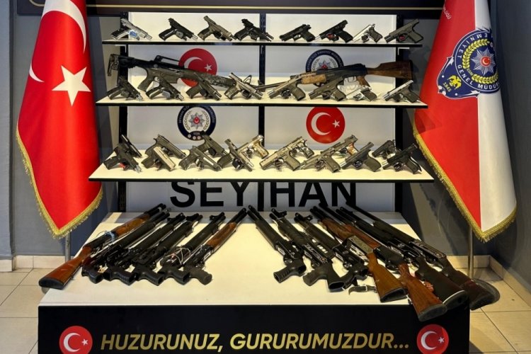 Adana'da 72 silah ele ge&ccedil;irildi!