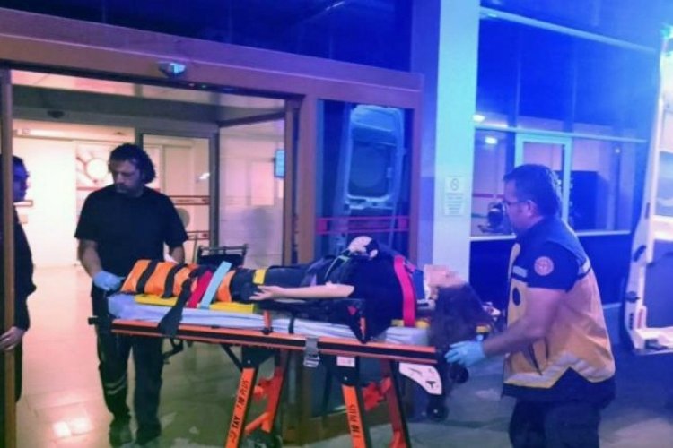Konya'da dengesini kaybeden motosiklet s&uuml;r&uuml;c&uuml;s&uuml; yaralandı
