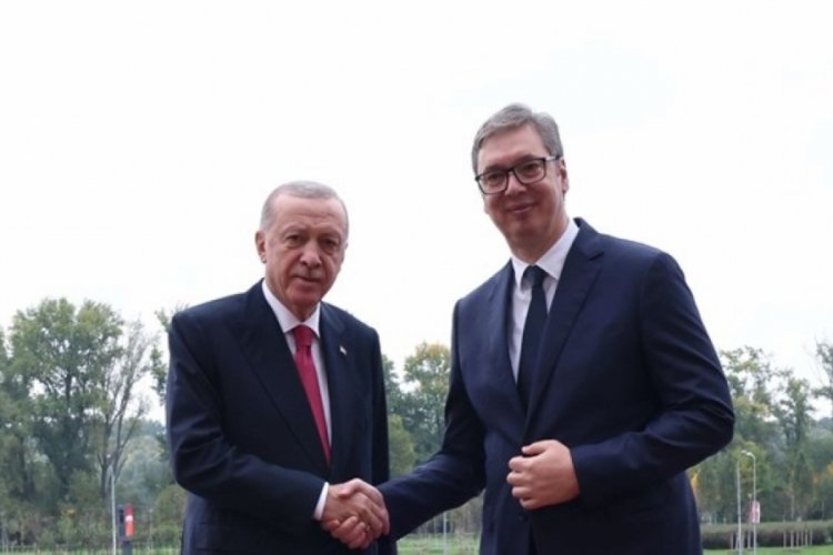 Cumhurbaşkanı Erdoğan Sırbistan'da konuştu