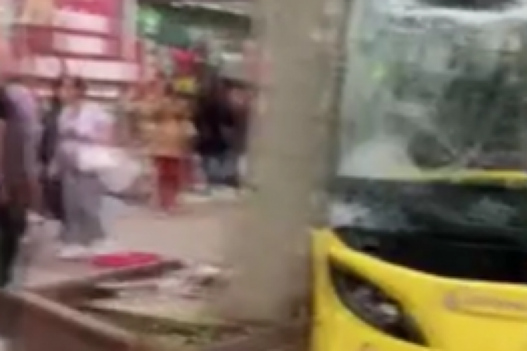 İstanbul'da otob&uuml;s ağaca &ccedil;arptı: Yaralılar var