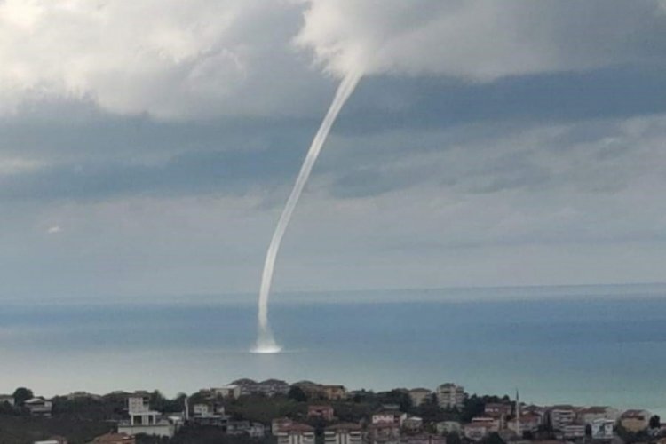 Zonguldak'ta denizde hortum paniği