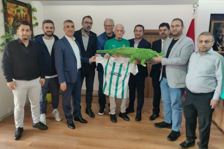 Bursaspor Yönetim Kurulu'ndan Haluk Erdem'e ziyaret