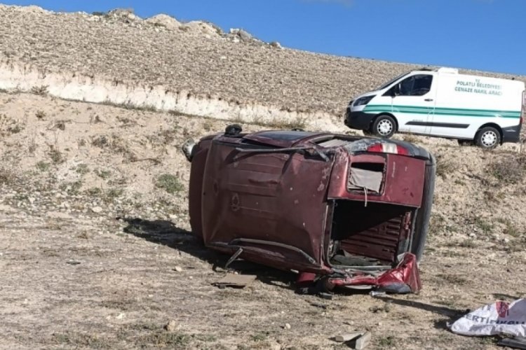 Ankara'da feci kaza: 1 &ouml;l&uuml;, 2 yaralı