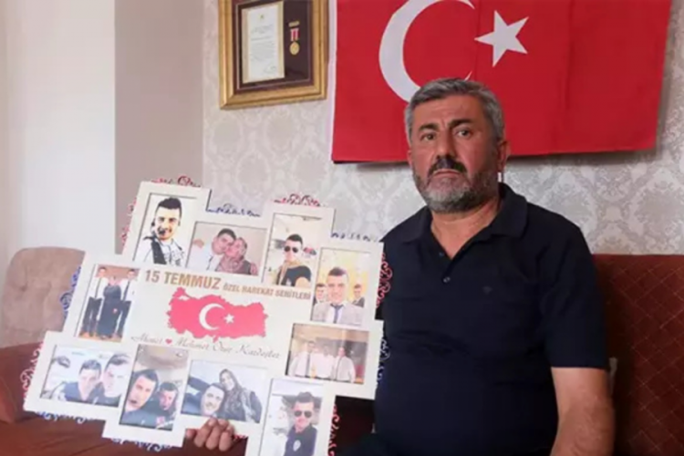 İkiz şehitlerin babası: Fetullah G&uuml;len, cehennem ateşinde cayır cayır yansın