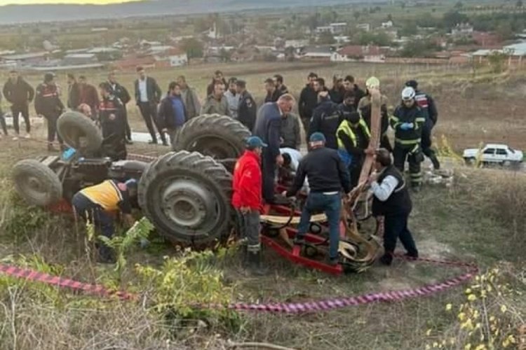 Bursa'da traktörün altında kalan yaşlı adam hayatını kaybetti&nbsp;