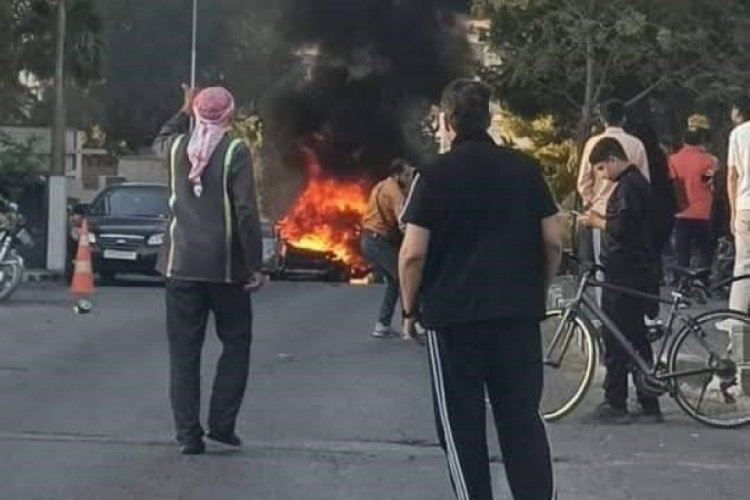 Şam'da araca füze saldırısı: 2 ölü, 3 yaralı