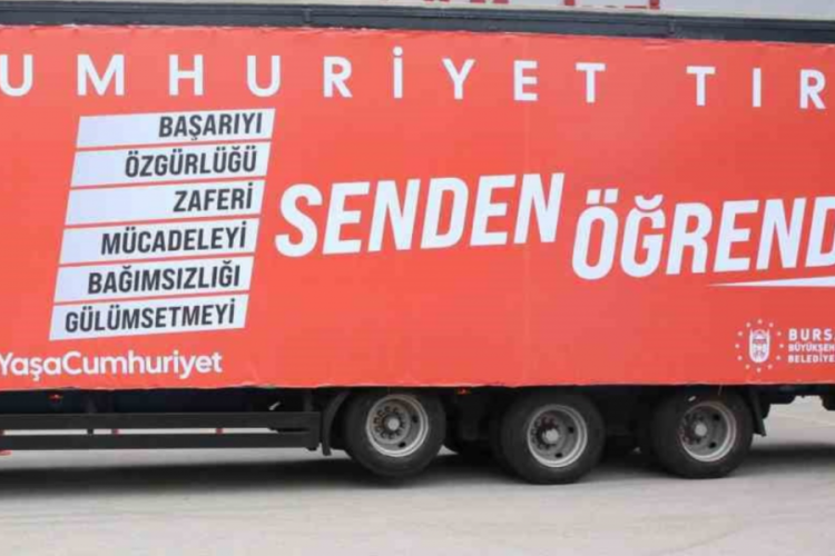 Cumhuriyet Tırı Mustafakemalpaşa'da