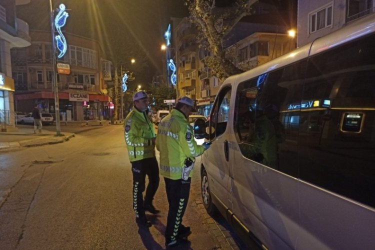 Bursa'da alkollü sürücüler polisin sıkı takibinde