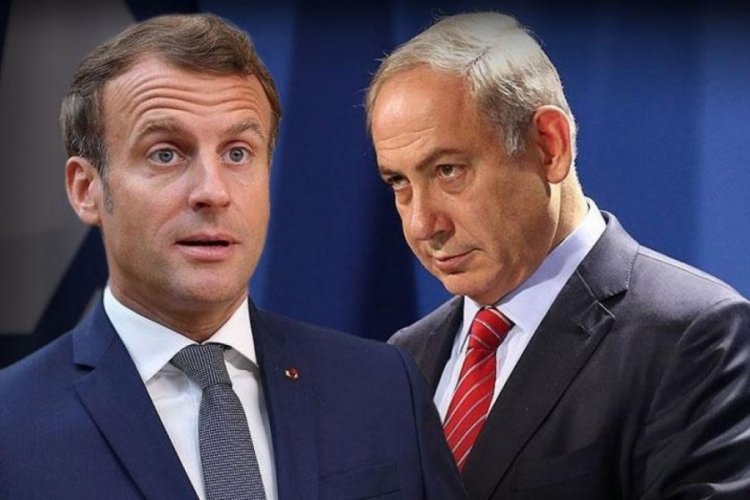 Netanyahu-Macron gerginliğinde yeni perde! 'Barbarlık' çıkışı