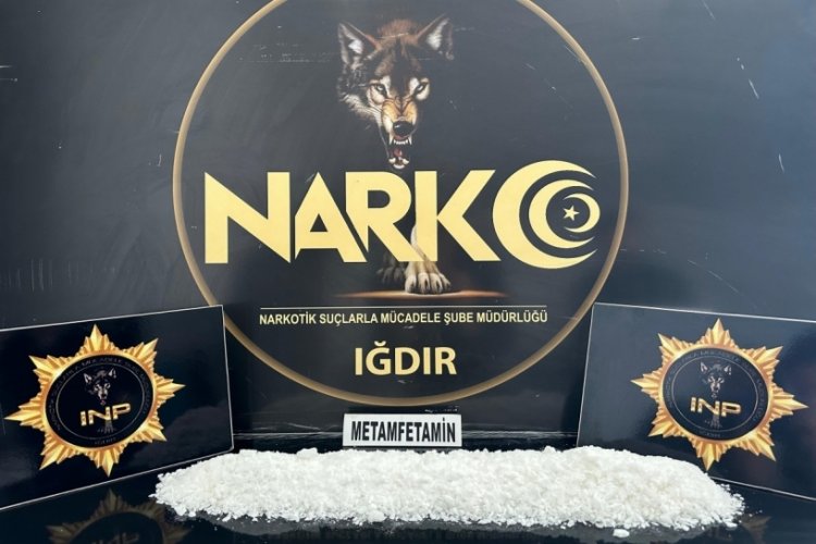 Iğdır'da uyuşturucu operasyonu ger&ccedil;ekleştirildi: 1 kilogram metamfetamin ele ge&ccedil;irildi