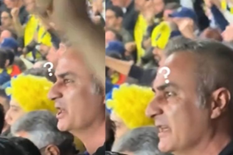 İsmail Kartal'ın ikizi Fenerbahçe tribünlerinde! 