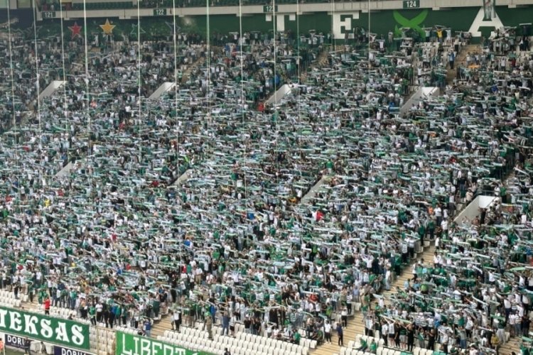 Bursaspor'a taraftardan tam destek 