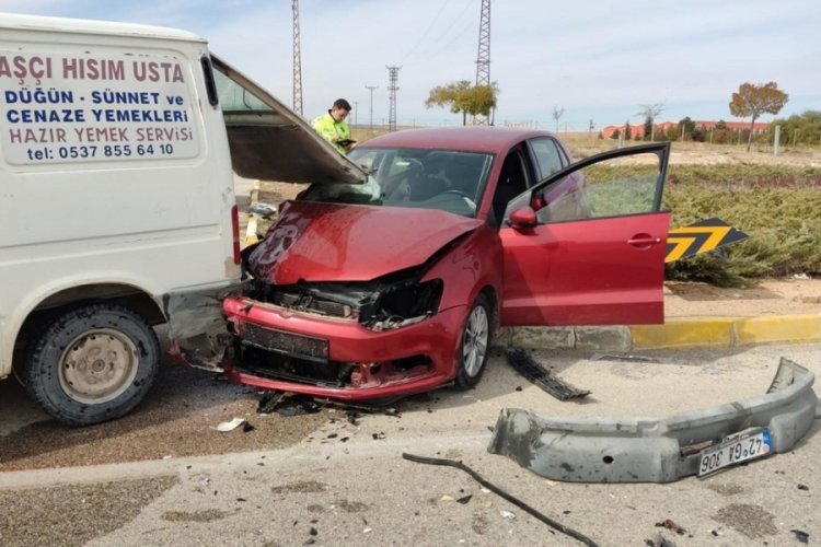 Konya'da korkutan kaza: 2 yaralı