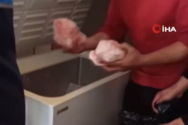 Hatay'da 220 kilo et imha edildi