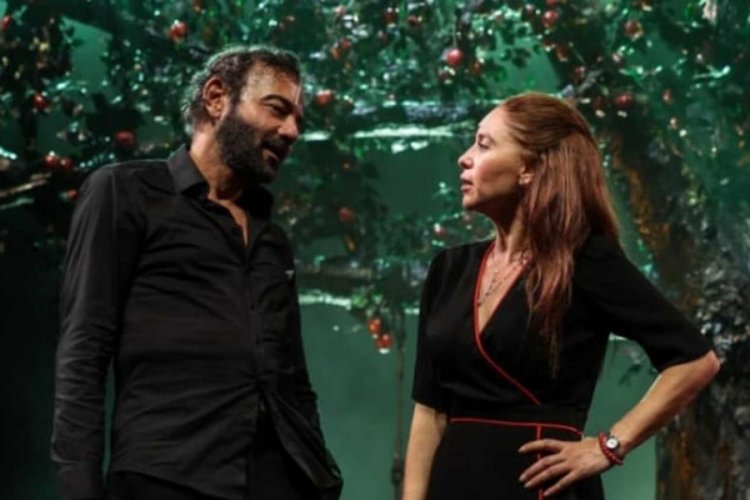 Evrim Alasya ve Kerem Alışık sarmaş dolaş b&ouml;yle g&ouml;r&uuml;nt&uuml;lendi