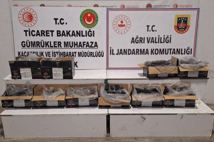 Ağrı'da 142 kilo sıvı metamfetamin ele ge&ccedil;irildi