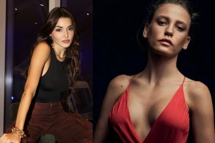 Serenay Sarıkaya ve Hande Erçel geceye damgayı vurdu