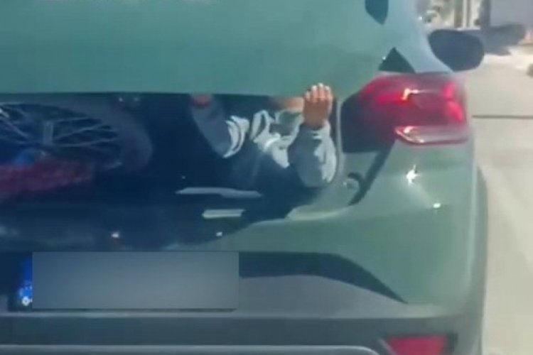 Adıyaman'da bagaja atılan &ccedil;ocuğun g&ouml;r&uuml;nt&uuml;leri şoke etti
