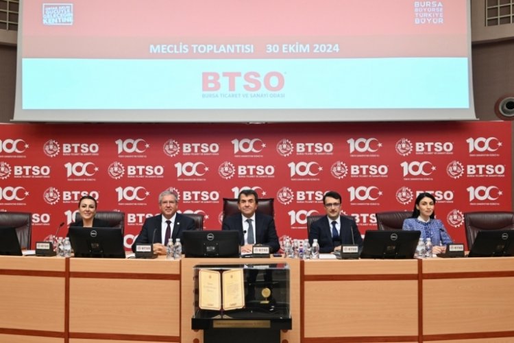 BTSO ekim ayı Meclis Toplantısı gerçekleştirildi 