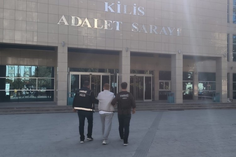 Kilis'te uyuşturucu operasyonunda yakayı ele veren tacir tutuklandı