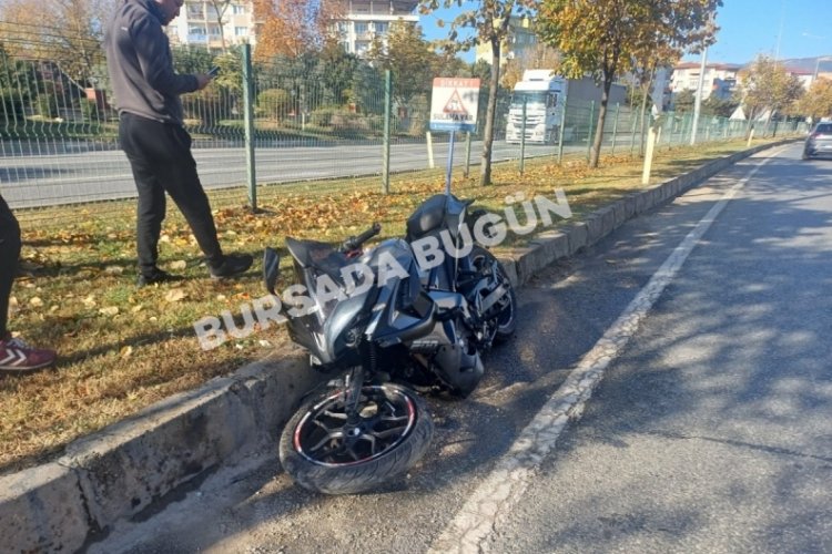 Bursa'da motosikletler çarpıştı: 2 yaralı 