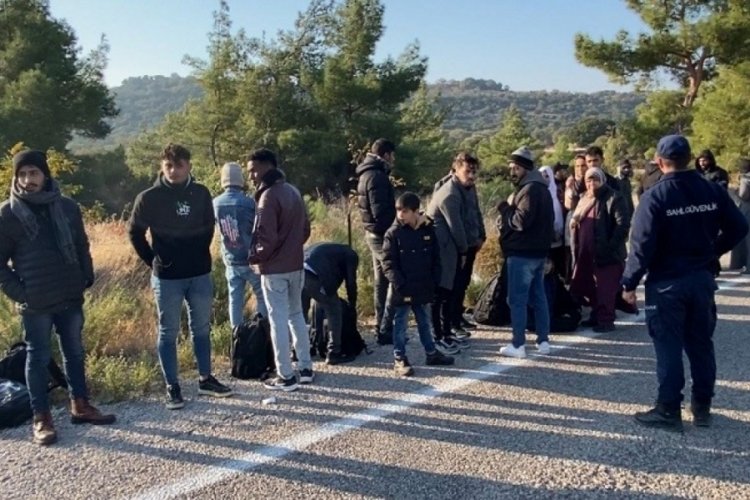 Çanakkale'de 27 kaçak göçmen yakalandı