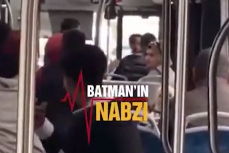 Batman'da genç kızdan otobüs şoförüne tepki!