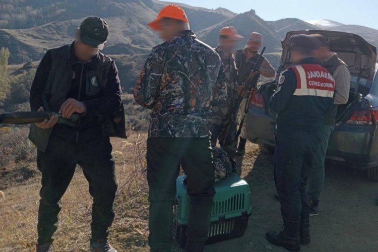 Erzurum'da avcı kontrolü