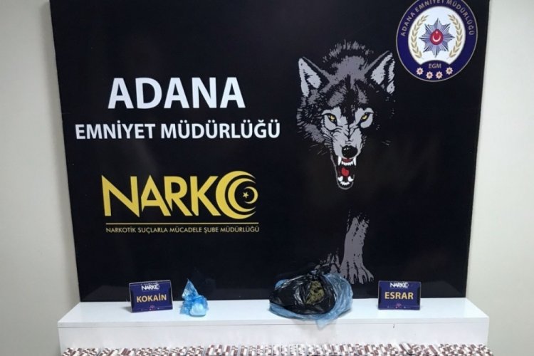 Adana'da hap ve uyuşturucu ele geçirildi