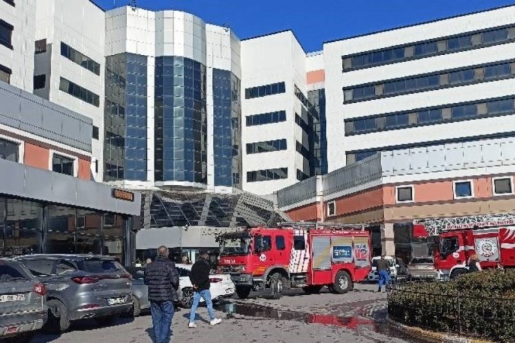 Kocaeli Üniversitesi Hastanesi'nde korkutan yangın! 