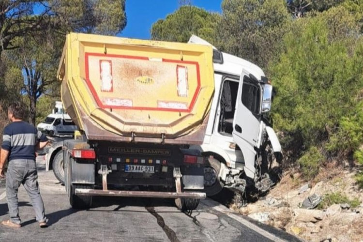 Muğla'da Labranda yolunda tır kazası: 1 yaralı