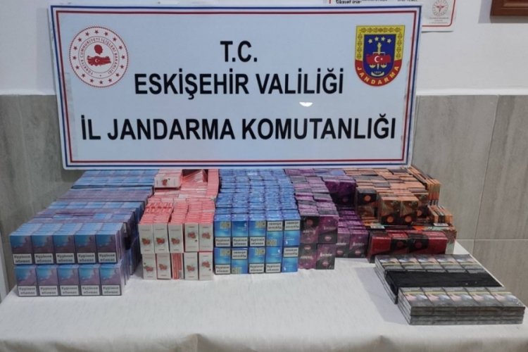 Eskişehir'de jandarma sigara operasyonu gerçekleştirdi