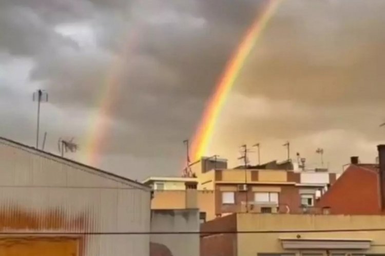 Sel felaketinden sadece birkaç gün önce göründü! Sosyal medyada çok konuşuldu...