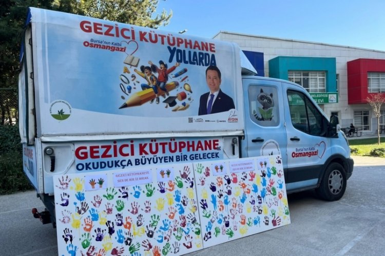 Bursa'da Gezici Kütüphane'de renkli ve eğlenceli etkinlik